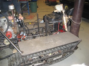 Tread Plate on Miller Snow Dozer