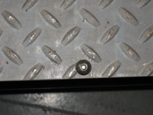 Tread Plate on Miller Snow Dozer