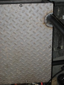 Tread Plate on Miller Snow Dozer