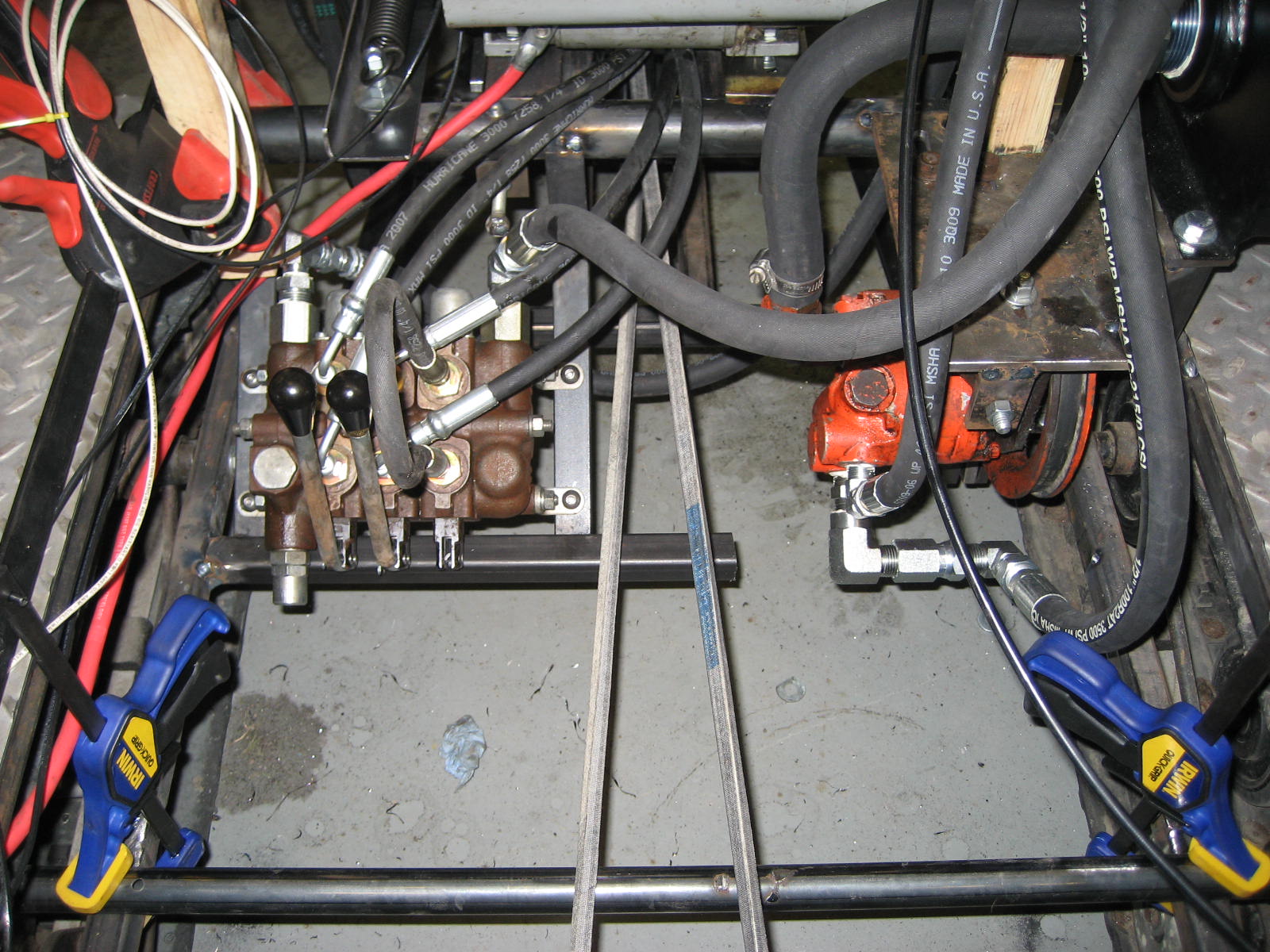 Completed hydraulic system