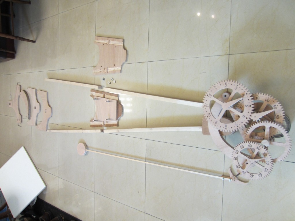 Wood Gear Clock Project - Kustoms by Kent