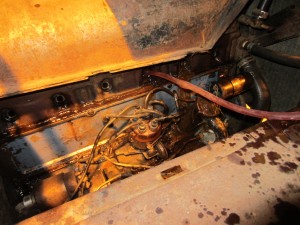 acetone/ATF into stuck engine